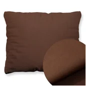 Poszewki na poduszki - Poszewka Bawełna 50 x 60 Jednolita Ola Brąz Brązowa - miniaturka - grafika 1