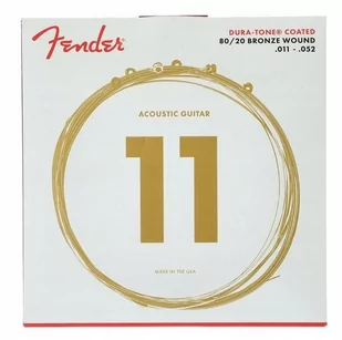 Fender 880CL Struny do gitary akustycznej .011 -.052 - Struny gitarowe  - miniaturka - grafika 1