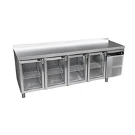 Stoły gastronomiczne - Stół chłodniczy przeszklony 4-drzwiowy Green Line ASBER GGTP-7-225-40 SB40 LC GD - miniaturka - grafika 1