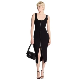 vestiti casual donna michael kors - scoop nk rib zip tank drs - nero - Sukienki - miniaturka - grafika 1