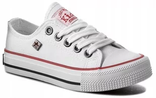 BIG STAR W374001 KLASYCZNE TRAMPKI DZIECIĘCE BIAŁE R. 33 - Buty dla dziewczynek - miniaturka - grafika 1