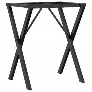 Nogi do stołu, w kształcie litery X 60x40x73 cm, żeliwo - Meble modułowe i akcesoria - miniaturka - grafika 1