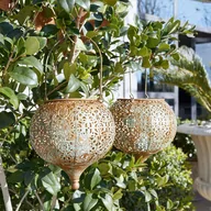 Pozostałe ozdoby ogrodowe - Lampion wiszący, zestaw 2 szt. Gaël - miniaturka - grafika 1