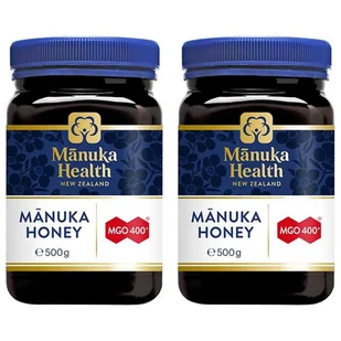 Manuka Health Miód Nektarowy Manuka MGO® 400+ Zestaw 2 x 500 g - żywność - Miód - miniaturka - grafika 1