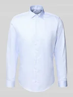 Koszule męskie - Koszula biznesowa o kroju slim fit z kołnierzykiem typu kent - miniaturka - grafika 1
