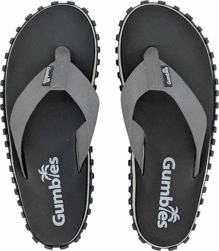 Japonki męskie Gumbies Gumbies unisex Duckbill Flip Flops - czarno-szare 36