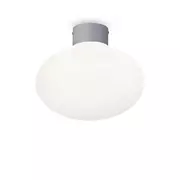 Lampy sufitowe - Ideal Lux Podstawa plafonu CLIO MPL1 IP44 szary 148854 148854/IL - miniaturka - grafika 1
