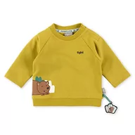 Bluzy dla chłopców - Sigikid Bluza chłopięca z bio-bawełny, zielona, 74 - miniaturka - grafika 1