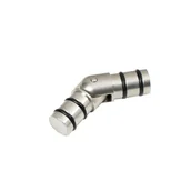 Akcesoria do wystroju okien - Łącznik kątowy Erker stal nierdzewna 16 mm - miniaturka - grafika 1