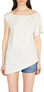 Sisley T-shirt damski, Beżowy 0 l8, L - Koszulki i topy damskie - miniaturka - grafika 1