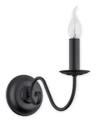 Lampy ścienne - Lemir Asti kinkiet 1 pł. / czarny matowy O2890 K1 CZA - miniaturka - grafika 1