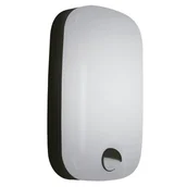 Lampy ogrodowe - Kinkiet ABEL 4355 LED 15W 3000-6500K IP54 z czujnikiem ruchu czarny biały - miniaturka - grafika 1