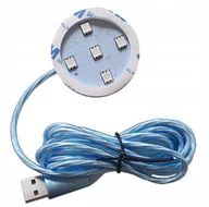 Akcesoria motoryzacyjne - POPPY GRACE MATE PODŚWIETLENIE LEDSON BLUE TIR USB - miniaturka - grafika 1