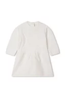 Sukienki i spódniczki dla dziewczynek - Michael Kors sukienka dziecięca kolor biały mini prosta - miniaturka - grafika 1