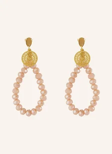 Seenberg Wiszące Kolczyki rosa - Kolczyki - miniaturka - grafika 1