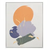 Ramki na zdjęcia - Obraz w białej ramie SOLARA motyw okręgów, 40 x 70 cm - miniaturka - grafika 1