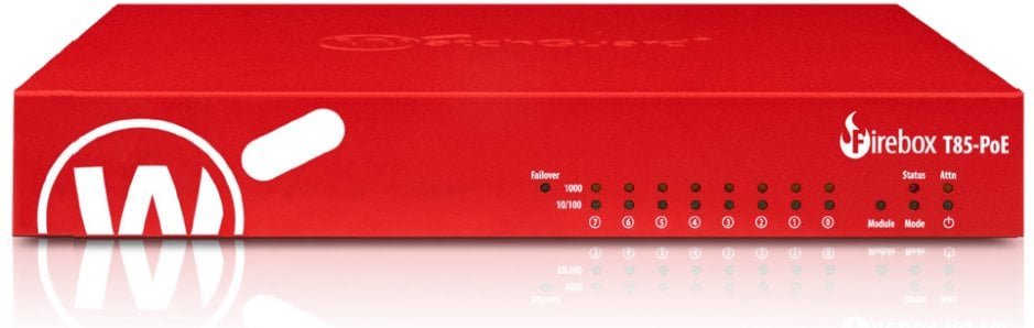 Zapora sieciowa WatchGuard Firebox T85-POE firewall hardware