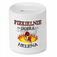 Skarbonki - Skarbonka dla Heleny na Urodziny Idealny Prezent z Nadrukiem ze Zdjęciem + Opakowanie na prezent (wzór 01) - miniaturka - grafika 1