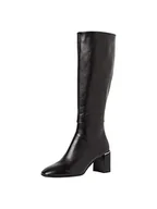 Botki damskie - Tamaris Damskie sztyblety 1-25504-29, czarne, 36 EU - miniaturka - grafika 1