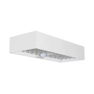 Kinkiet Zewnętrzny Solarny V-Tac 6W Czujnik Ruchu Biały Vt-406 4000K 900Lm - Lampy ogrodowe - miniaturka - grafika 1