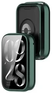 Akcesoria do smartwatchy - Bizon Etui z osłoną ekranu Case Watch Felipe do Xiaomi Mi Smart Band 9 Pro, zielone - miniaturka - grafika 1