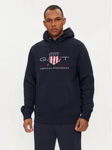 Gant Bluza Archive Shield 2047082 Granatowy Regular Fit - Bluzy męskie - miniaturka - grafika 1