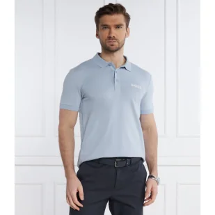 BOSS GREEN Polo Paule | Slim Fit | stretch - Koszulki i topy damskie - miniaturka - grafika 1
