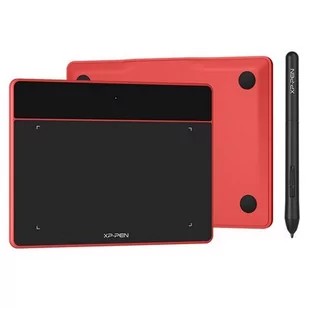 XP-Pen Deco Fun S czerwony (130982) - Tablety graficzne - miniaturka - grafika 1