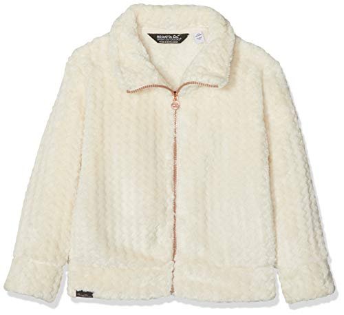 Regatta Dziecięcy polar Kezia na całej długości biały Jasna wanilia Size 9-10