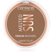 Bronzery i konturowanie twarzy - Catrice Melted Sun Cream Bronzer 030 9g - miniaturka - grafika 1