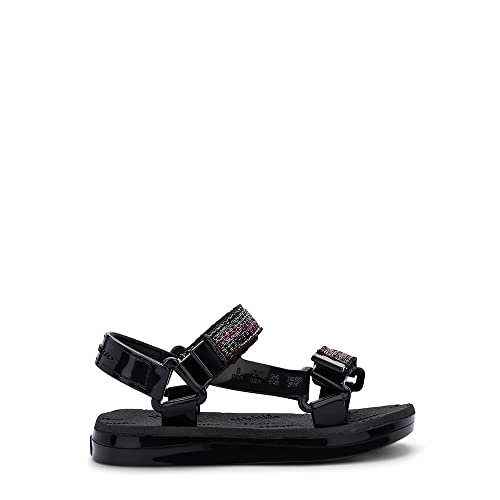 melissa Sandały Mini Papete + Rider I Baby - Preto - 26-27, czarny