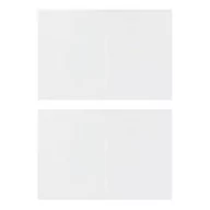 Pawilony ogrodowe - vidaXL Ścianki boczne do namiotu, 2 szt., z suwakiem, PE, białe - miniaturka - grafika 1