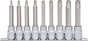 Zestawy narzędziowe - KS TOOLS 1/2"RIBE® Zestaw gniazd bitów, dlugich9-szt, M5-M14 - miniaturka - grafika 1