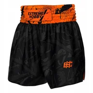 Kimona, stroje i obuwie - Extreme Hobby Spodenki Muay Thai Neo Orange M - miniaturka - grafika 1