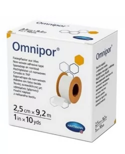 Hartmann Omnipor przylepiec hipoalergiczny 2,5 cm x 9,2 m 1 sztuka - Apteczki i materiały opatrunkowe - miniaturka - grafika 1