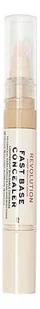Makeup Revolution Fast Base Concealer Korektor z gąbką C7 - Korektory do twarzy - miniaturka - grafika 4