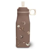 Bidony dla dzieci - Nuuroo silikonowy bidon ze słomką dla niemowlaka PUMPKIN FLOWER 450 ml - miniaturka - grafika 1