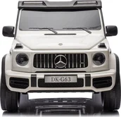 Samochody i pojazdy dla dzieci - Pojazd Mercedes Benz G63 AMG XXL STRONG Biały - miniaturka - grafika 1