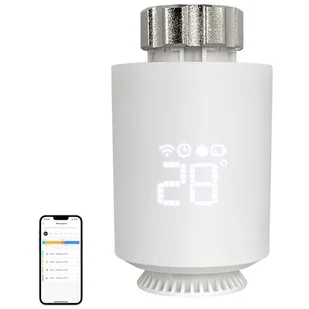 Inteligentna głowica termostatyczna Avatto TRV06 Zigbee 3.0 TUYA - Głowice termostatyczne - miniaturka - grafika 1