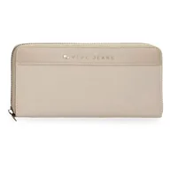 Portfele - Pepe Jeans Morgan Portfel na karty Beżowy 19,5x10x2 cms Poliester i PU by Joumma Bags, Beis, Talla única, Portfel z wizytówką - miniaturka - grafika 1