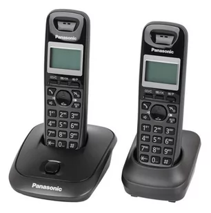 Panasonic Telefon bezprzewodowy KX-TG2512PDT czarny KX-TG2512PDT - Telefony stacjonarne - miniaturka - grafika 1