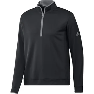 Męska bluza golfowa Adidas Lightweight 1/4 Zip black - Golf - miniaturka - grafika 1