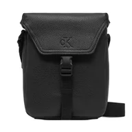 Torby męskie - Saszetka Calvin Klein Jeans Ultralight Reporter18 Pu K50K512565 Czarny - miniaturka - grafika 1