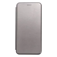 Etui i futerały do telefonów - Forcell Kabura Book Forcell Elegance do Xiaomi Redmi 10 Stalowy - miniaturka - grafika 1