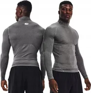 Koszulki męskie - KOSZULKA MĘSKA UNDER ARMOUR LONGSLEEVE TERMOAKTYWNA NA ZIMĘ 1369606 090 XL - miniaturka - grafika 1