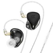 Słuchawki - KZ ZEX Pro Wired Earphones In-Ear Electrostatic Dynamic black - miniaturka - grafika 1