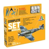Modele do sklejania - Italeri: Model samolotu Spitfire Mk IX - pełny zestaw, skala 1:72 - miniaturka - grafika 1