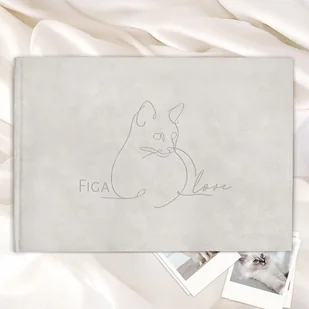 ALBUM Welurowy Personalizowany Prezent Dla Kociary - Zestawy upominkowe - miniaturka - grafika 1
