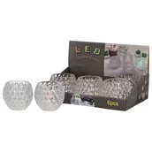 Świeczniki - Świecznik ze świeczką LED 6 cm - miniaturka - grafika 1