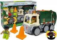 Zabawki zdalnie sterowane - LEANToys Auto Śmieciarka Zdalnie Sterowana R/C 7211 - miniaturka - grafika 1